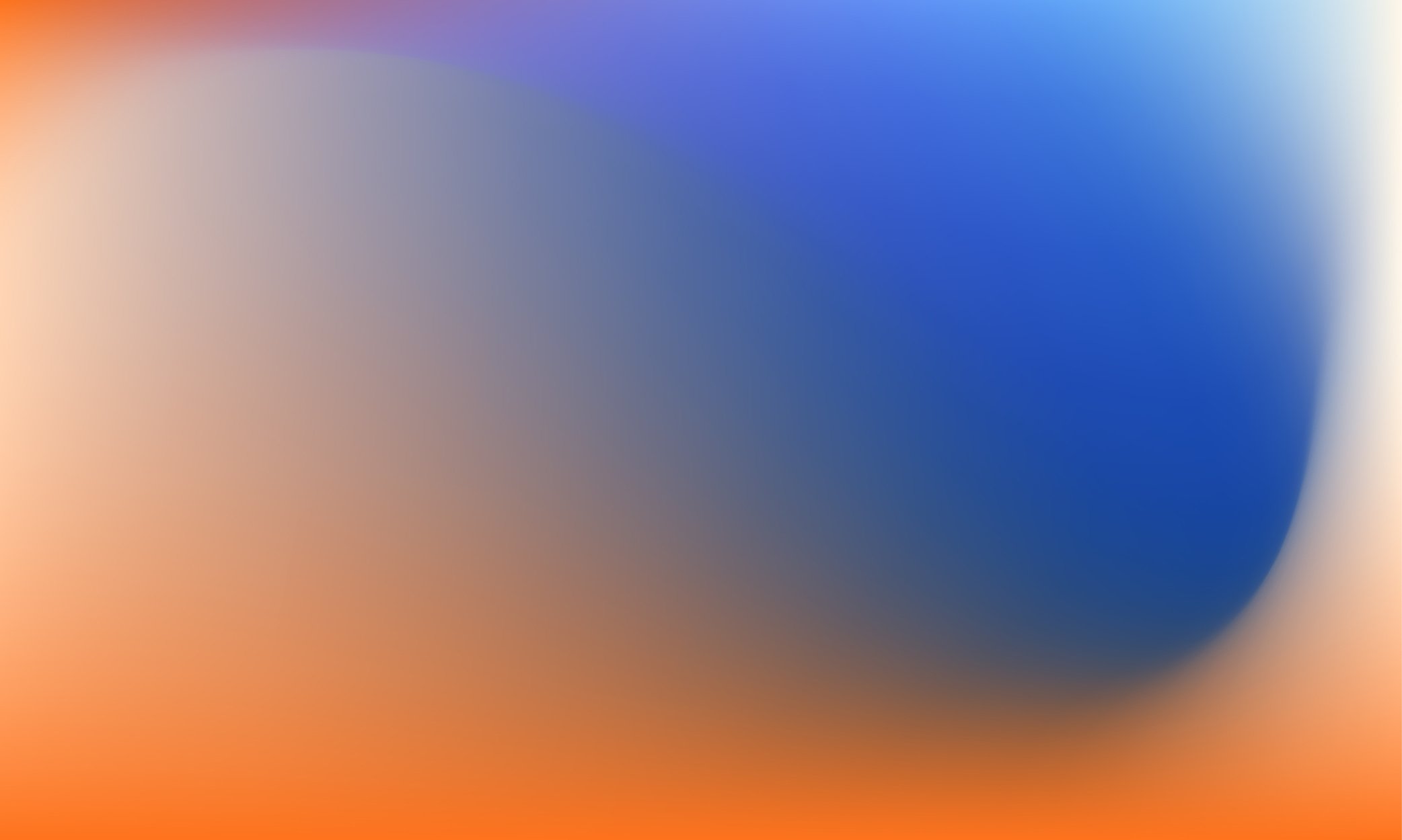 Blue Orange Gradient Background